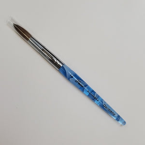 Petal kolinsky acrylic nail brush blue marble size 14-Beauty Zone Nail Supply