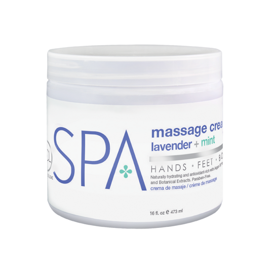 BCL SPA Massage Cream Lavender + Mint 16oz-Beauty Zone Nail Supply