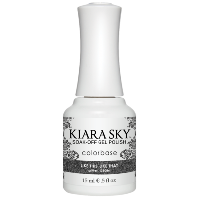 Kiara Sky All In One Gel Polish 0.5 oz Little Black Dress G5086