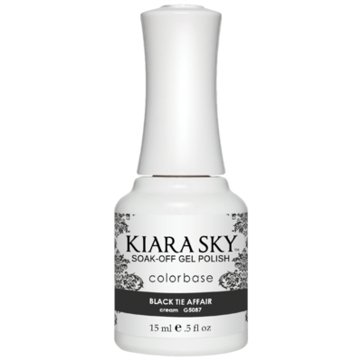 Kiara Sky All In One Gel Polish 0.5 oz Black Tie Affair G5087