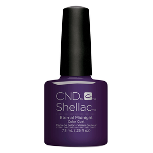 Cnd Shellac Eternal Midnight .25 Fl Oz-Beauty Zone Nail Supply