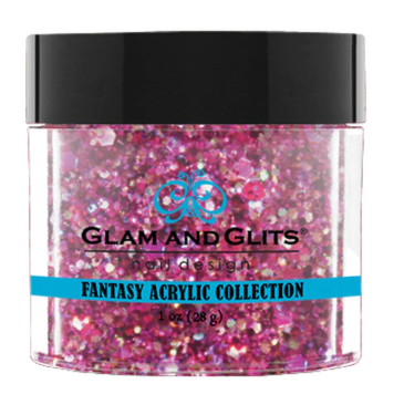 Glam & Glits Fantasy Acrylic (Glitter) 1 oz Love Cycle- FAC527-Beauty Zone Nail Supply