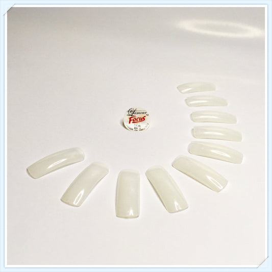 Lamour Focus Full moon Natural 50 pc / Bag-Beauty Zone Nail Supply