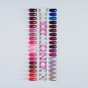 DND Duo Color Swatches 36 color– Single – 8-Beauty Zone Nail Supply