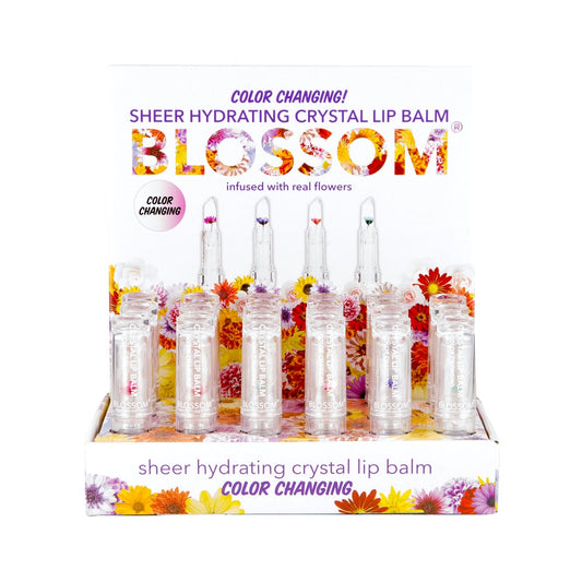 Blossom Lip Gloss Tube Color Changing Crystal Palm-Beauty Zone Nail Supply