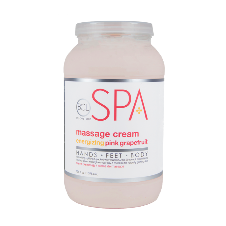 BCL SPA Massage Cream Pink Grapefruit Gallon 128oz Beauty Zone Nail
