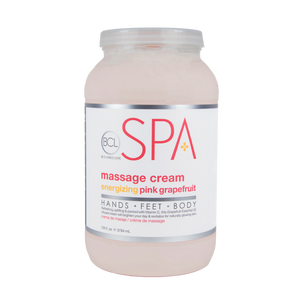 BCL SPA Massage Cream Pink Grapefruit Gallon 128oz-Beauty Zone Nail Supply