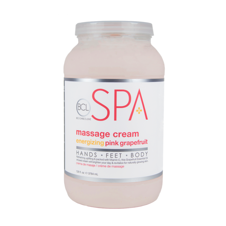 BCL SPA Massage Cream Pink Grapefruit Gallon 128oz-Beauty Zone Nail Supply