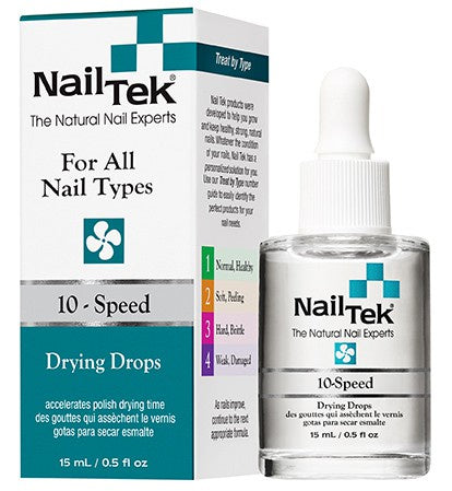 Nail Tek 10-Speed Polish Drying Drops 0.5 Oz #55826-Beauty Zone Nail Supply