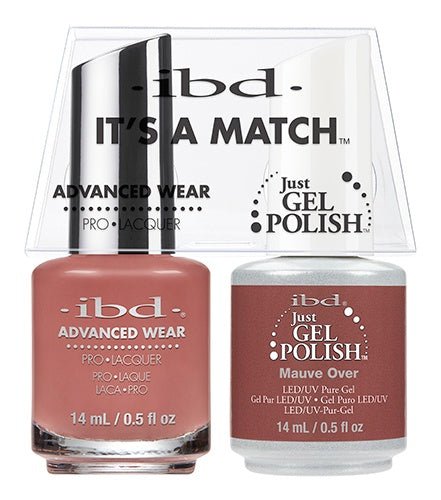 ibd Advanced Wear Color Duo Mauve Over 1 PK-Beauty Zone Nail Supply