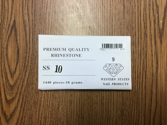 RHINESTONE CLEAR ACRYLIC #10 #6030