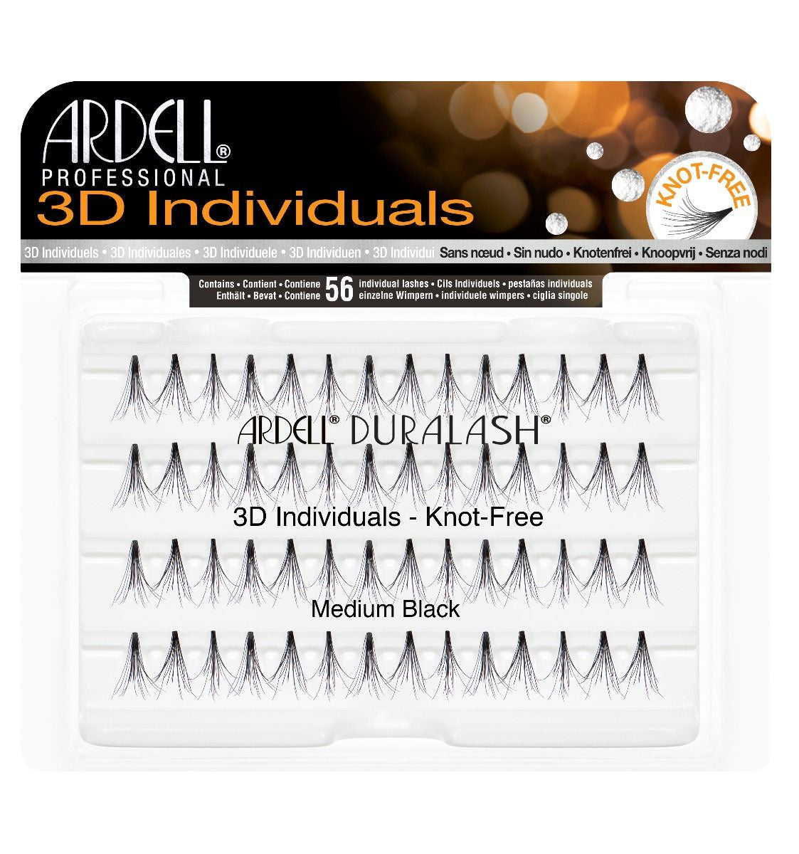 Ardell 3D Individuals Medium Black #75942-Beauty Zone Nail Supply