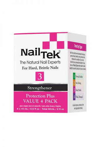 Nail Tek Protection Plus 3 Pro Pack Strengthener - 4/0.5oz #55810