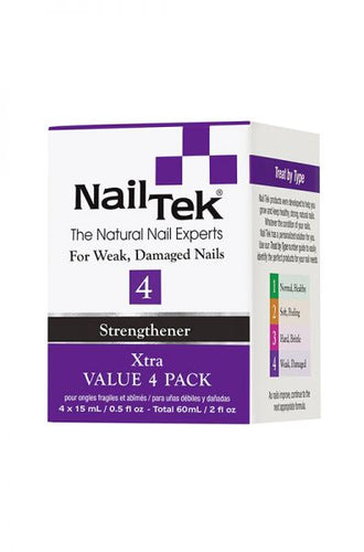 Nail Tek Xtra 4 Pro Pack Nail Tek Weak Damaged Nails- 4/0.5oz #55812