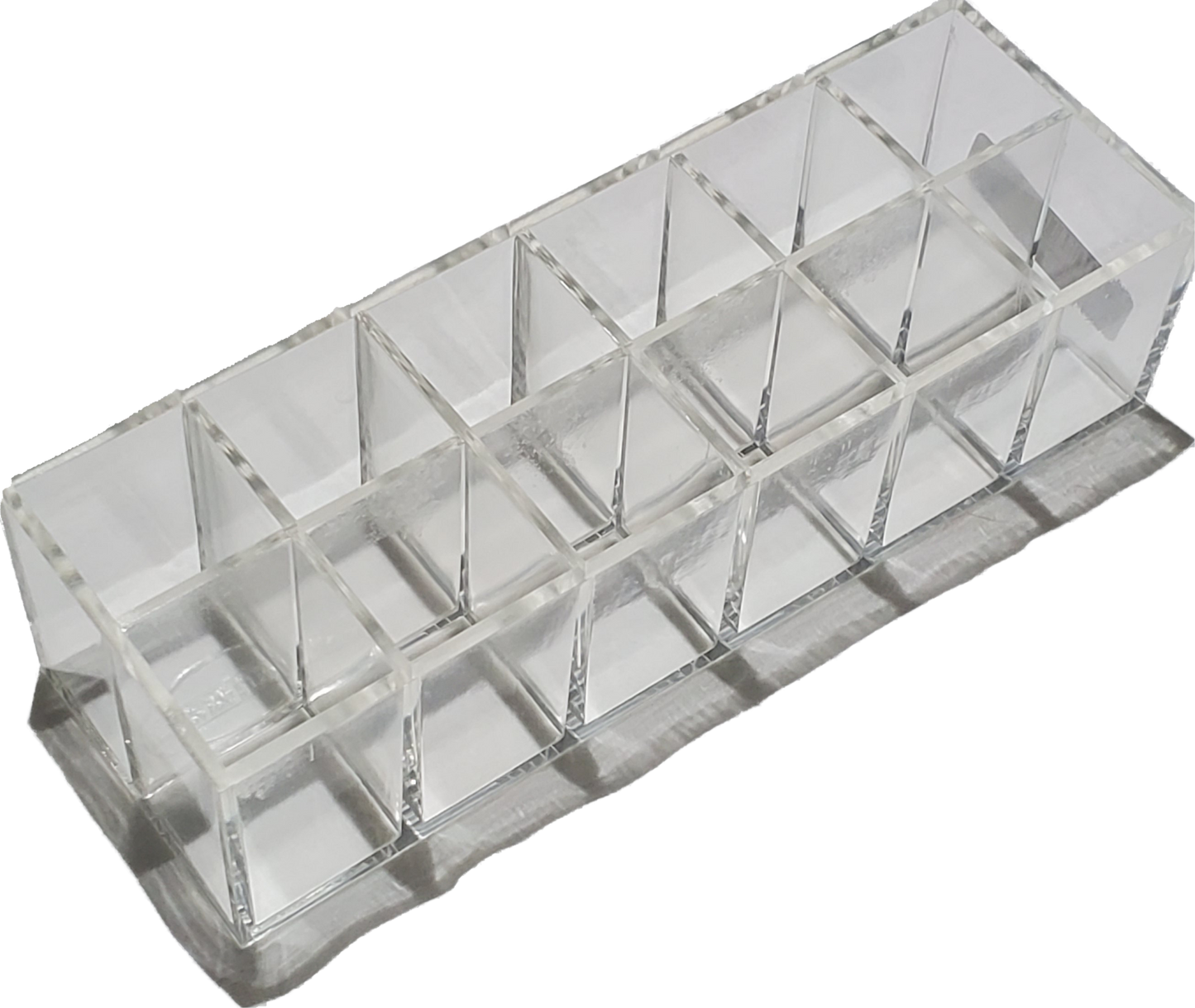 Nail art color 12 bottle organizer plastic-Beauty Zone Nail Supply