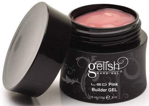 Gelish Hard Gel LED Pink Builder Gel 0.5 oz #01387-Beauty Zone Nail Supply