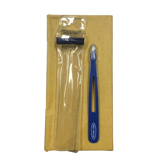Pro-Tweeze Straight Hole Blue-Beauty Zone Nail Supply