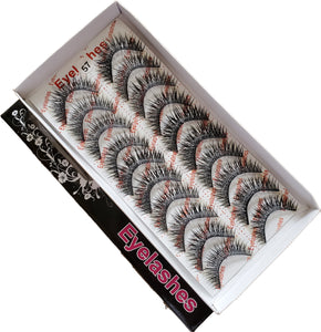 BeautyZone Best Fake False Eyelashes 10 Pair #57-Beauty Zone Nail Supply