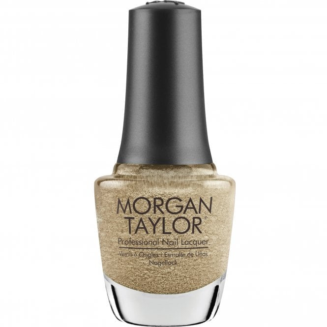 Morgan Taylor Nail Lacquer gilded in gold - gold metallic 15 mL | .5 fl oz #374-Beauty Zone Nail Supply