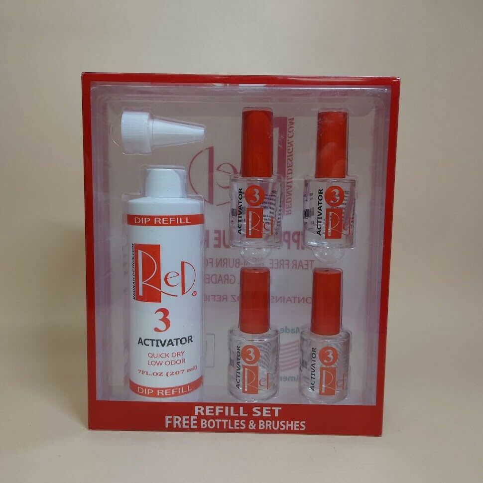 RED Dipping Essential Liquid [Base/Activator/Top] 0.5 Fl Oz **Pick Your Bottle**