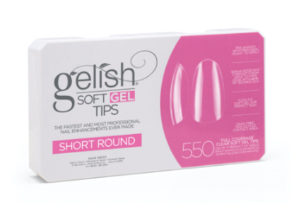 Harmony Gelish Soft Gel Tips [7 Shapes] -Box Of 550 Tips *New - Updated*