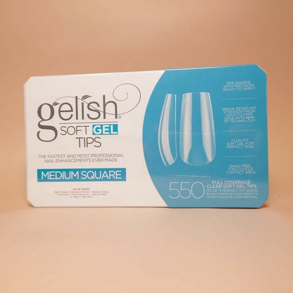 Harmony Gelish Soft Gel Tips [7 Shapes] -Box Of 550 Tips *New - Updated*