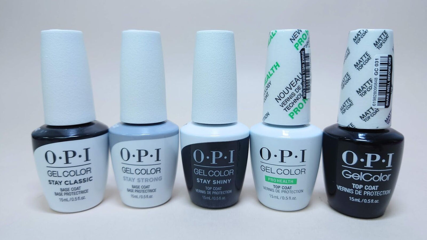 OPI Gel Essentials [Base/Top/Matte] 0.5 fl. oz. **Pick Your Bottles**