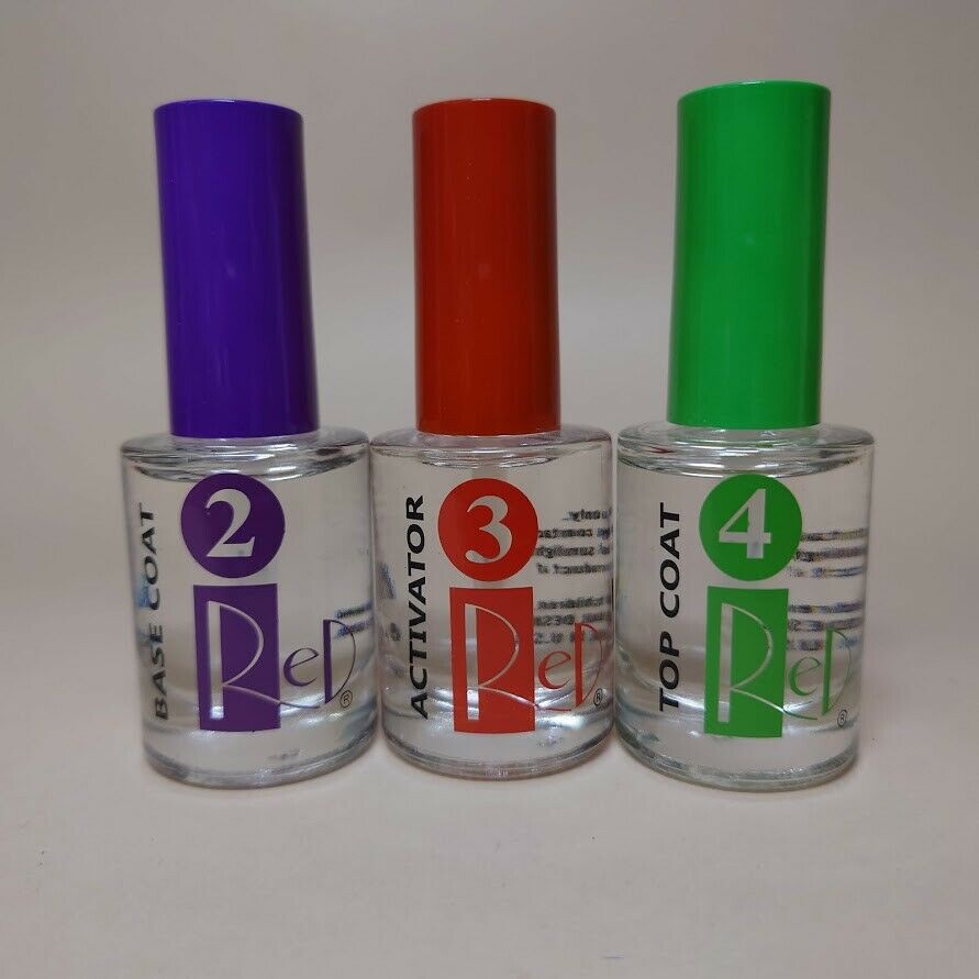 RED Dipping Essential Liquid [Base/Activator/Top] 0.5 Fl Oz **Pick Your Bottle**