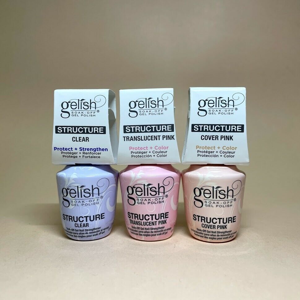 Harmony Gelish Brush On Structure Gel 0.5 fl. oz. [Clear/Cover/Translucent] - BeautyzoneNailSupply