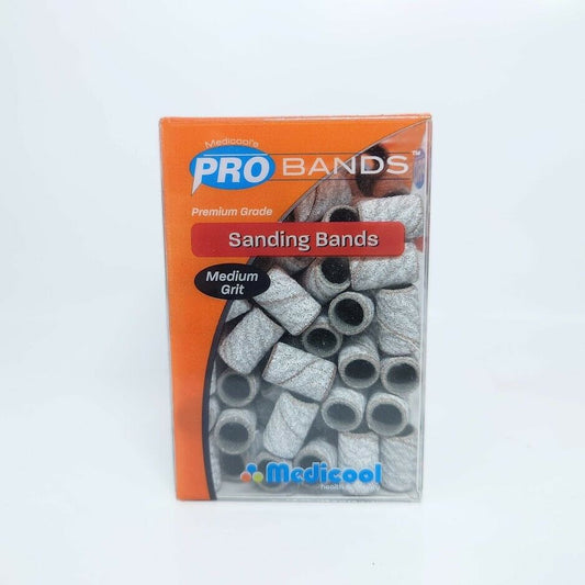 Medicool Pro Bands Acrylic/ Gel Sanding Band [Fine/Medium/Coarse] R/W *Pick Any*