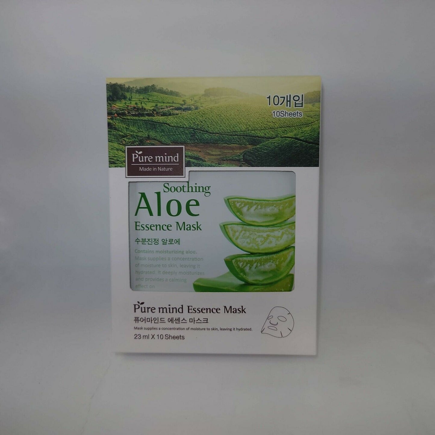 Pure Mind - Korea Essence Mask 23ml [Box of 10 Sheets] **Pick Your Flavors**