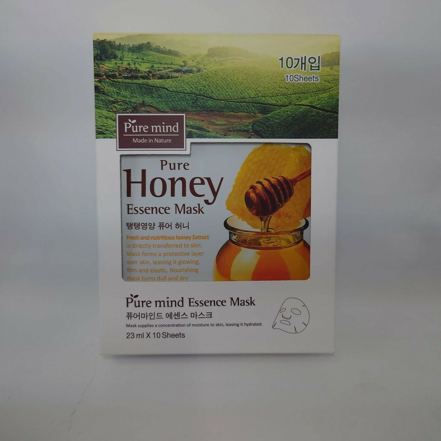Pure Mind - Korea Essence Mask 23ml [Box of 10 Sheets] **Pick Your Flavors**
