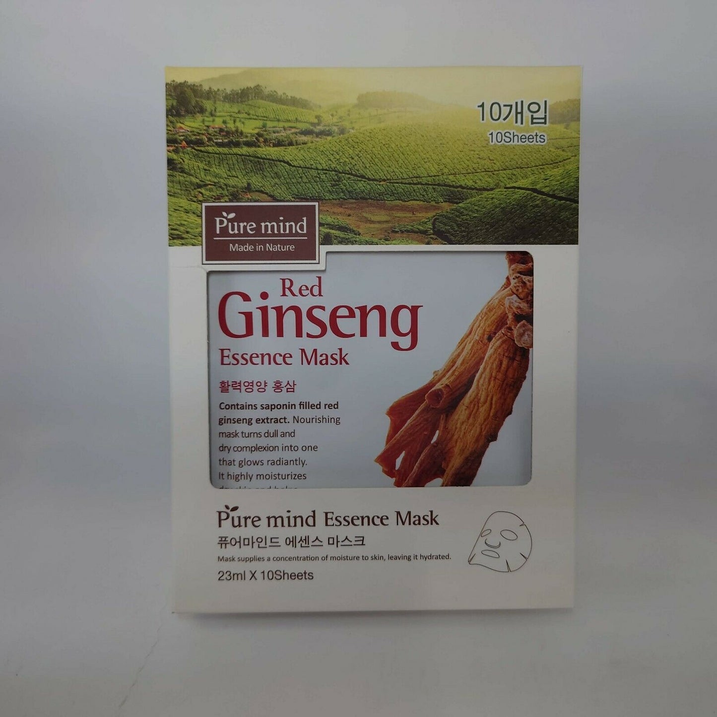Pure Mind - Korea Essence Mask 23ml [Box of 10 Sheets] **Pick Your Flavors**