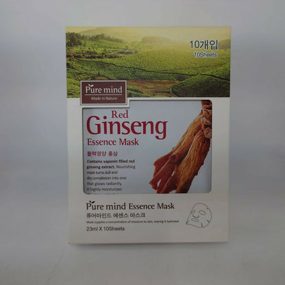 Pure Mind - Korea Essence Mask 23ml [Box of 10 Sheets] **Pick Your Flavors**