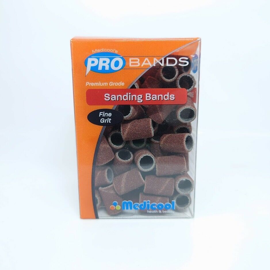 Medicool Pro Bands Acrylic/ Gel Sanding Band [Fine/Medium/Coarse] R/W *Pick Any*