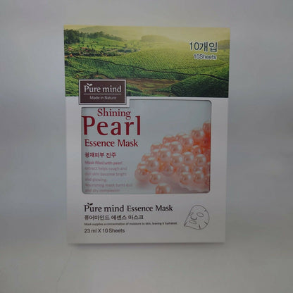 Pure Mind - Korea Essence Mask 23ml [Box of 10 Sheets] **Pick Your Flavors**