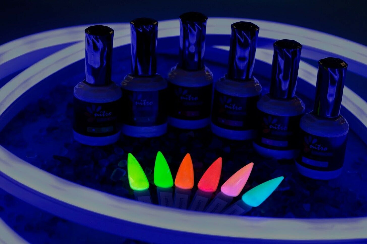 NITRO Luminous Gel GLOW in The Dark Collection [set/single] **Pick any**
