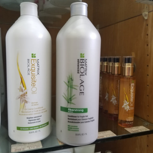 MATRIX BIOLAGE ADVANCED FIBERSTRONG CONDITIONER 33.8 OZ #5881 - BeautyzoneNailSupply