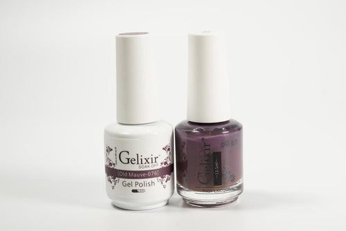 Gelixir Duo Gel & Lacquer Old Mauve 1 PK #076-Beauty Zone Nail Supply