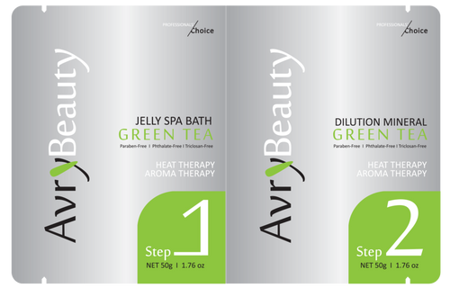 Avrybeauty Jelly Spa Pedi Bath - Green Tea BOX 30 SET-Beauty Zone Nail Supply