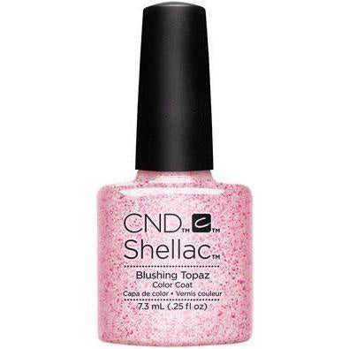 Cnd Shellac Blushing Topaz .25 Fl Oz-Beauty Zone Nail Supply