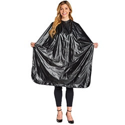 Vinyl Shampoo Cape - Tie-String Neck Closure 3000-Beauty Zone Nail Supply