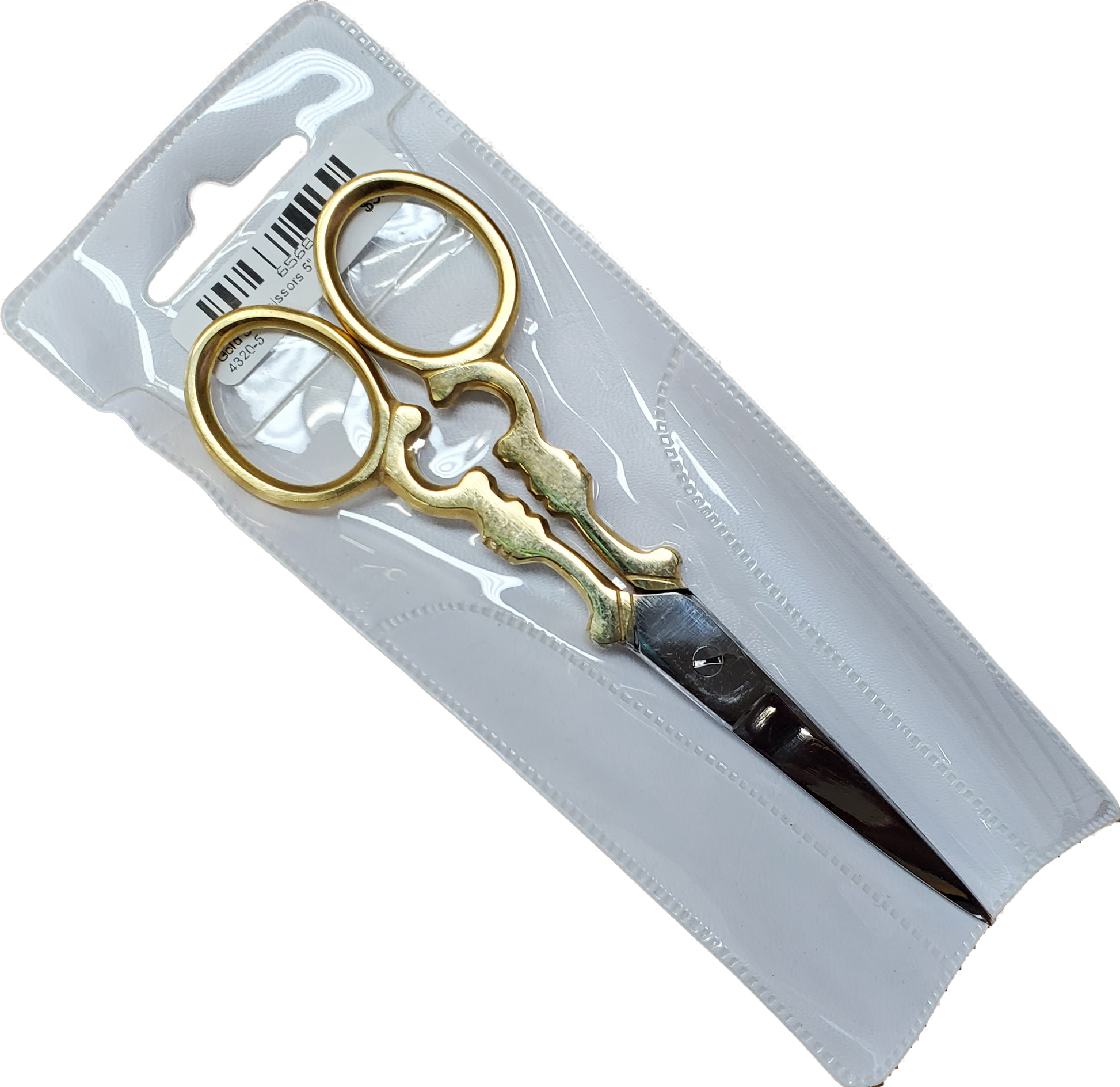 Gold Silk Scissors 5" Gold handle sm-4320-5-Beauty Zone Nail Supply