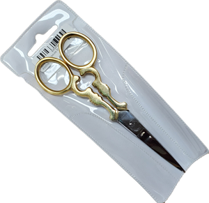 Gold Silk Scissors 5" Gold handle sm-4320-5-Beauty Zone Nail Supply