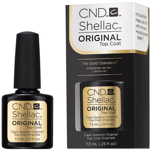 Cnd Shellac Original Top Coat 0.5 Oz #40403-5-Beauty Zone Nail Supply