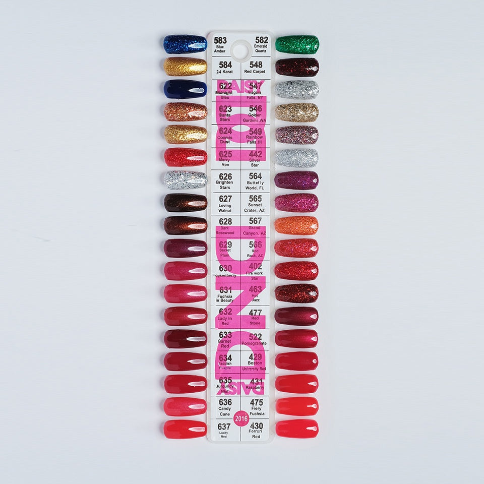 DND Duo Color Swatches 36 color– Single – 2016-Beauty Zone Nail Supply