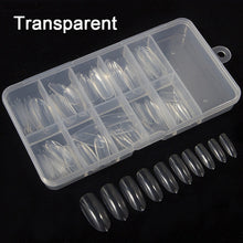 Load image into Gallery viewer, 100pcs/box Oval Fake Nails Clear/Natural Full Cover With Box-Beauty Zone Nail Supply