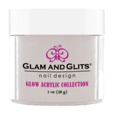 Glam & Glits Glow Acrylic (Cream) 1 oz Candlelight- GL2027-Beauty Zone Nail Supply
