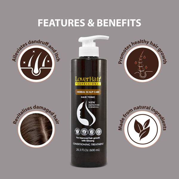 Lover's Hair Professional Herbal Scalp Care Conditioner  20.3fl oz/ 600mL #376us