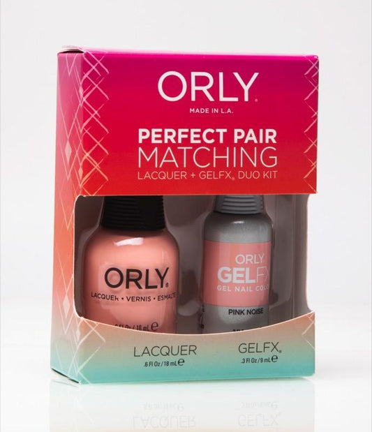Orly Duo Pink Noise (Lacquer + Gel) .6oz / .3oz 31224-Beauty Zone Nail Supply